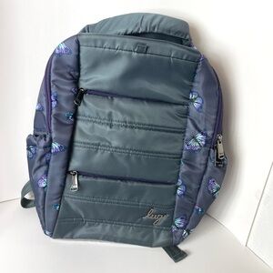 Lug Hopper backpack butterfly gray